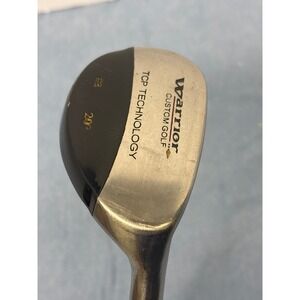 Warrior Custom Golf Hybrid Men 40.5" Silver Black Good 20 Degree TCP Technology